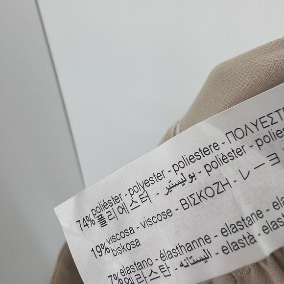 Zara Gold Button Embellished Sailor High Rise Tailored Trousers - Picture 8 of 8